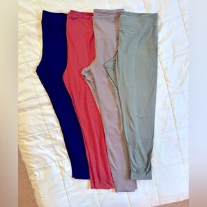 Leggings set of 4 size L